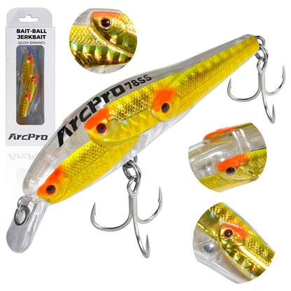Minnow Jerkbait Lure Natural Ayu option