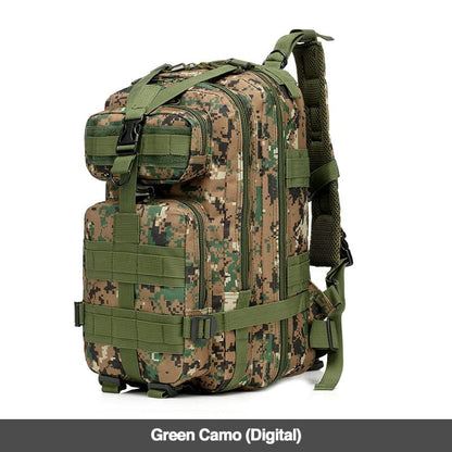 Hiking Backpack Green Camo Digital option