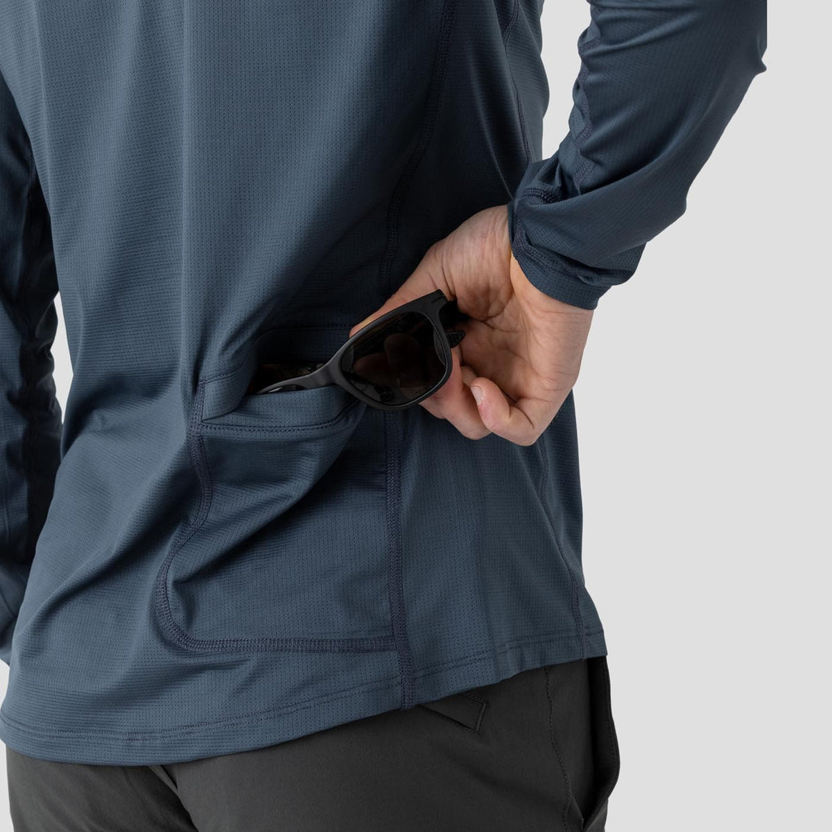 Men's UV Hooded Trail Shirt source view 7