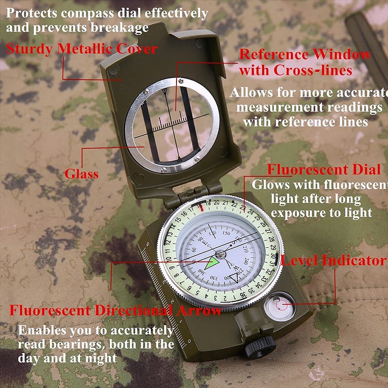 Lensatic Compass source view 8