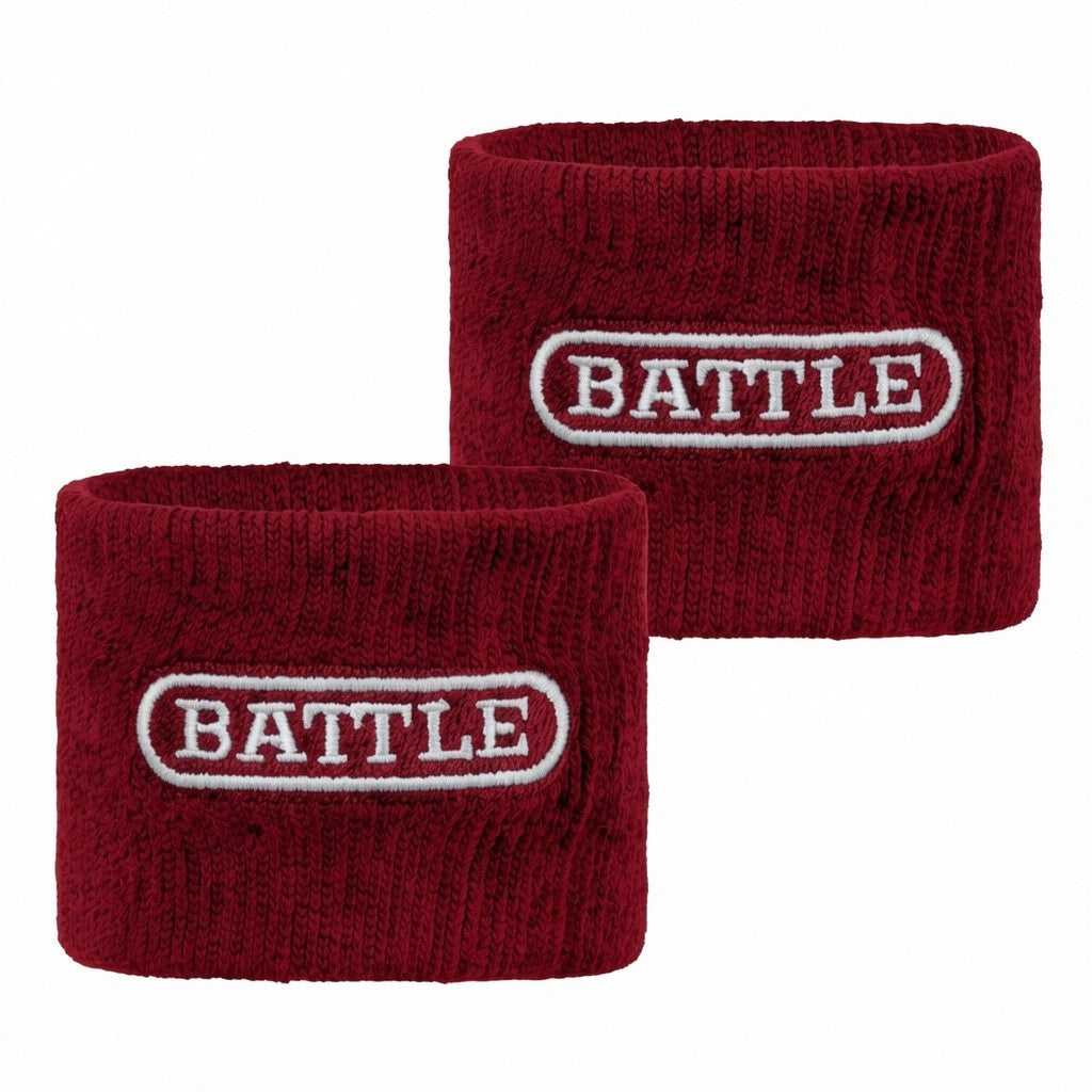 Football Wrist Bands Maroon option