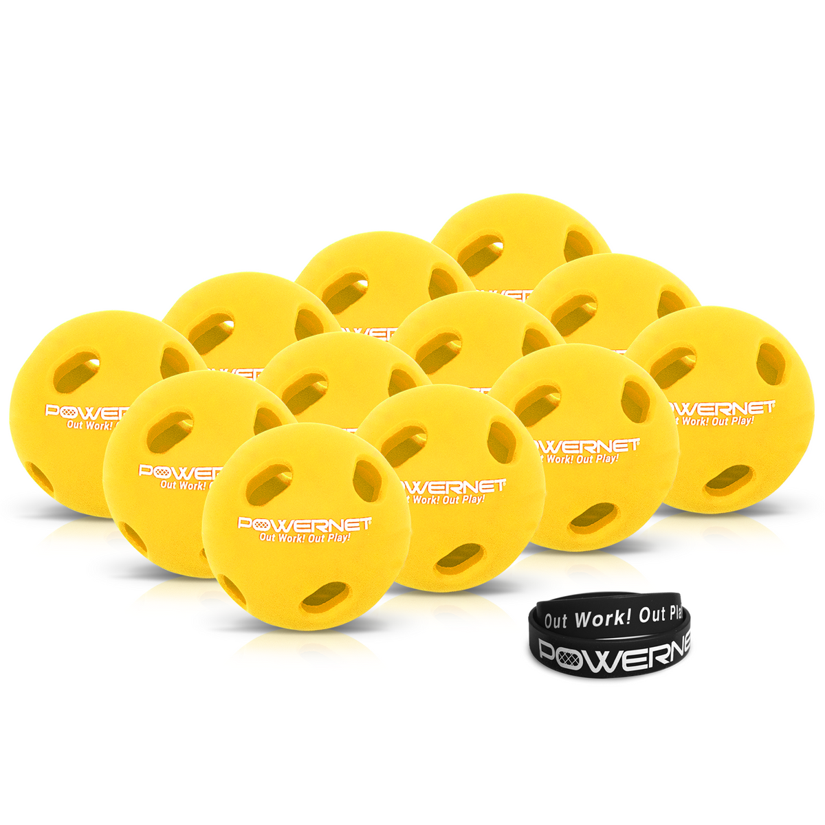 Baseball Training Balls Yellow option