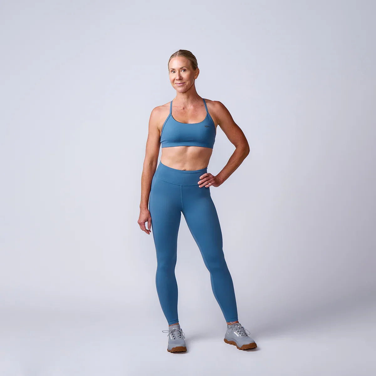 Women's Training Leggings Pockets / Dark Sea Blue / 2 option