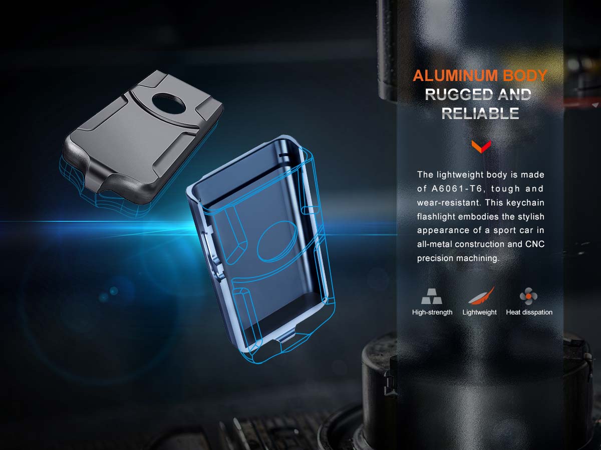 Rechargeable Keychain Flashlight source view 8