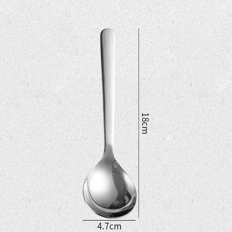 Titanium Camping Spoon Bright round spoon option