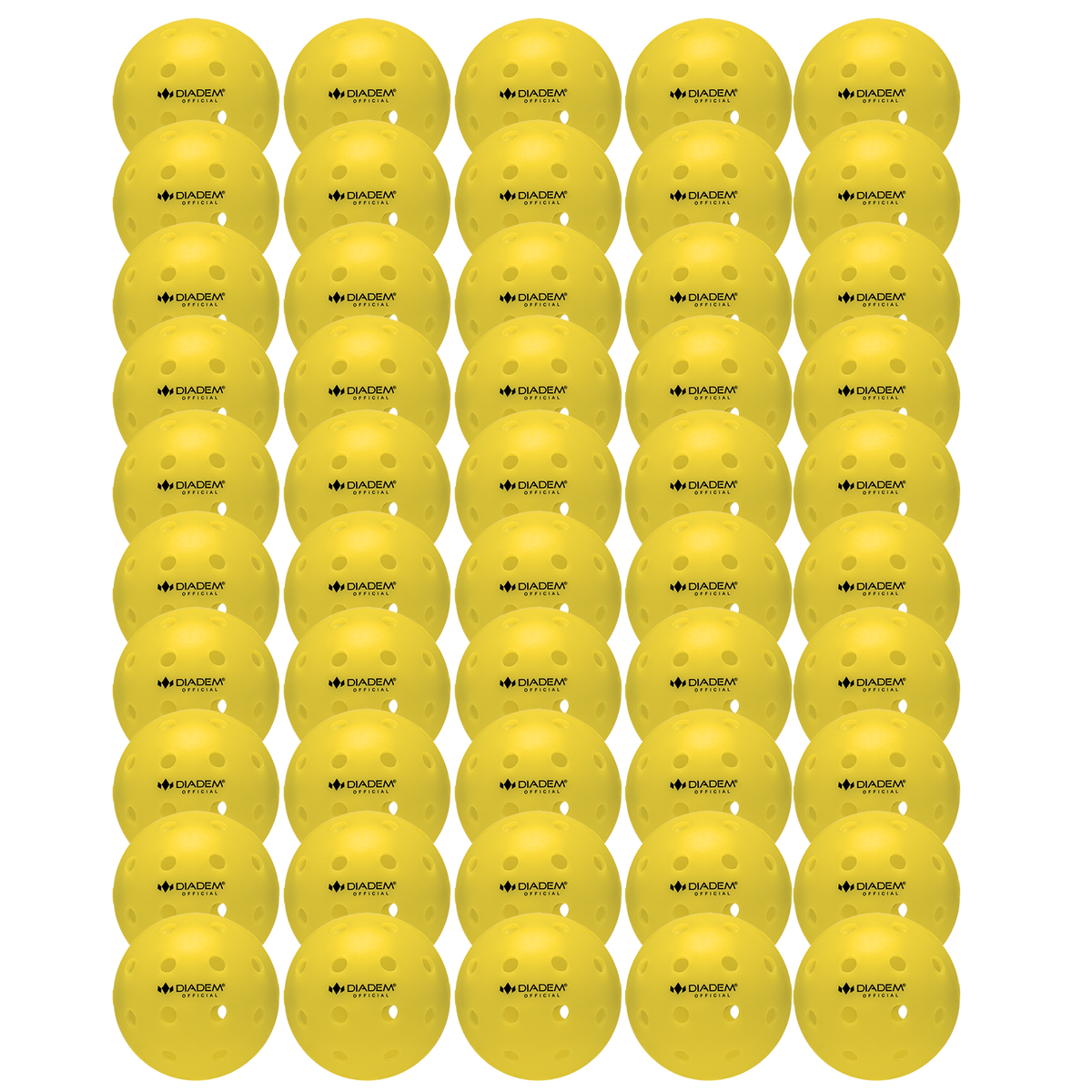 Outdoor Pickleball Ball Pack 50 / Yellow option