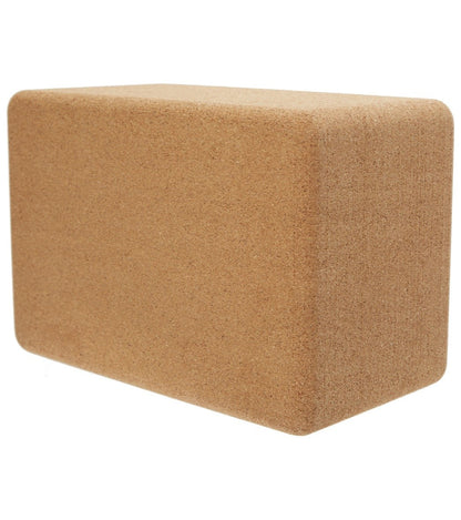 Cork Yoga Block Natural 5 Inch option