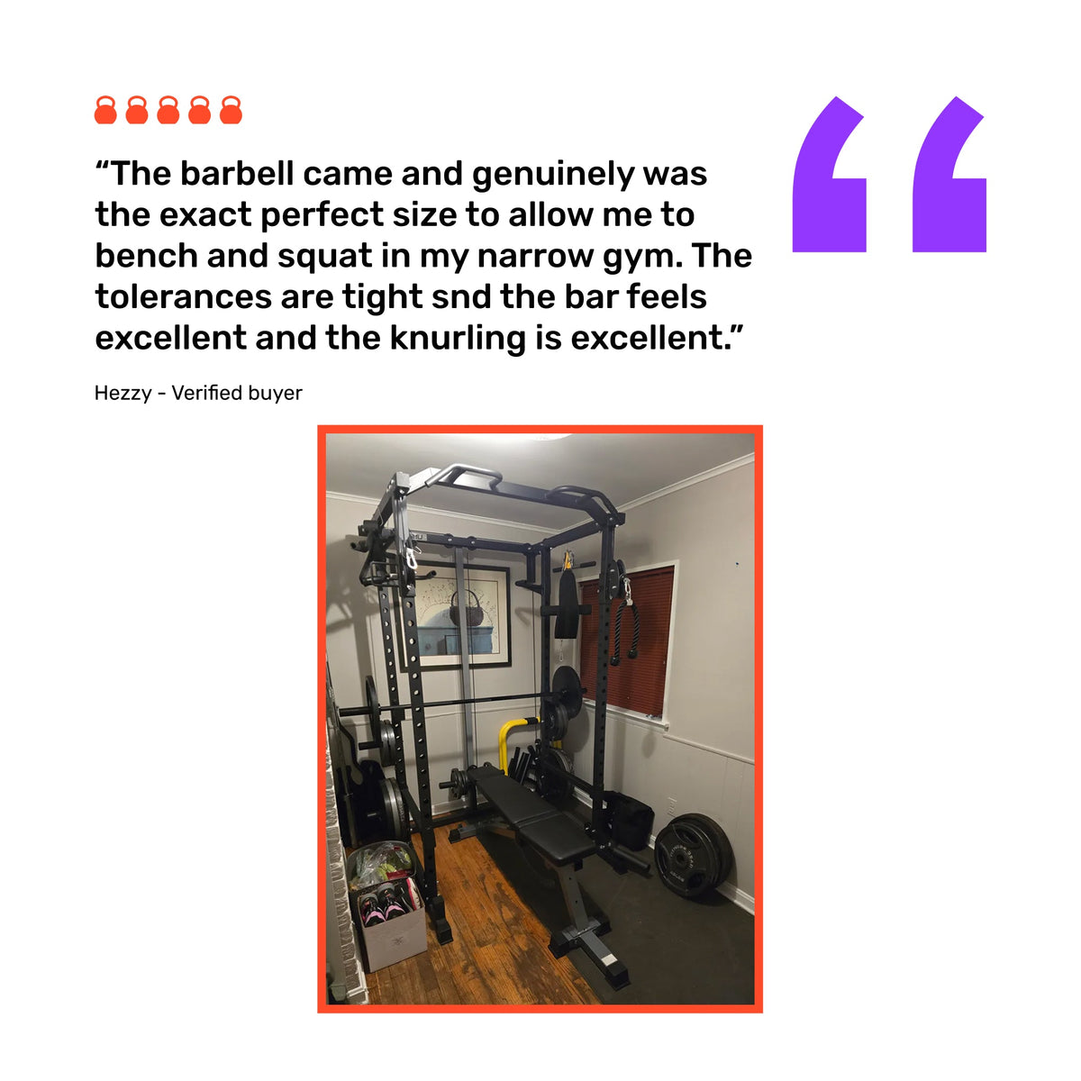 Short Rackable Barbell source view 8