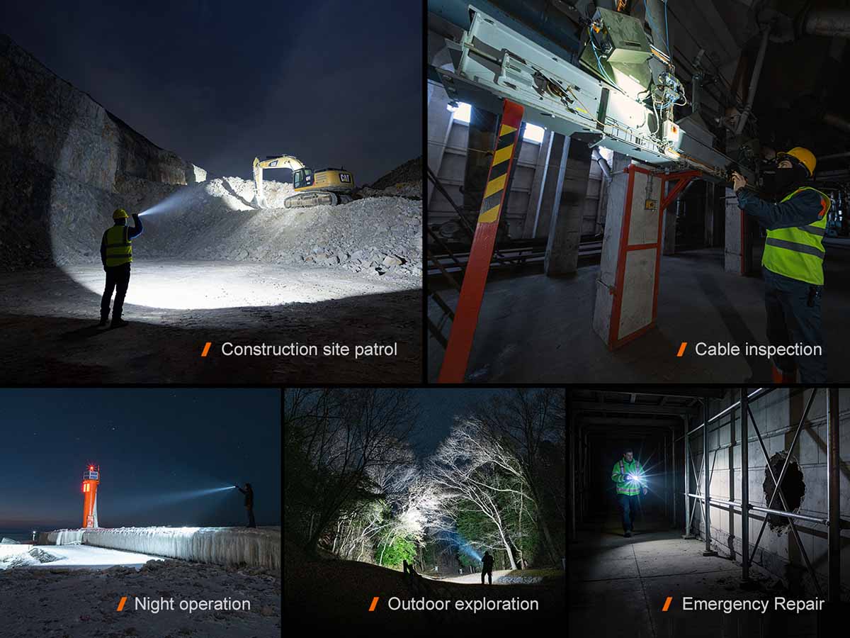 Rechargeable Long-Range Flashlight source view 8