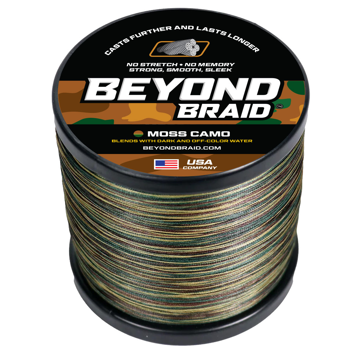 Braided Fishing Line Moss Camo / 8LB option