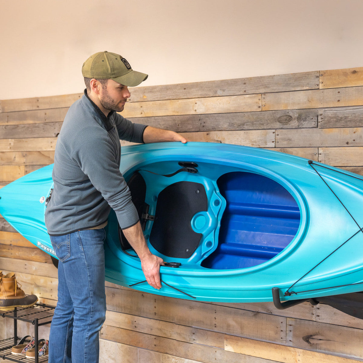 Kayak Wall Rack source view 8