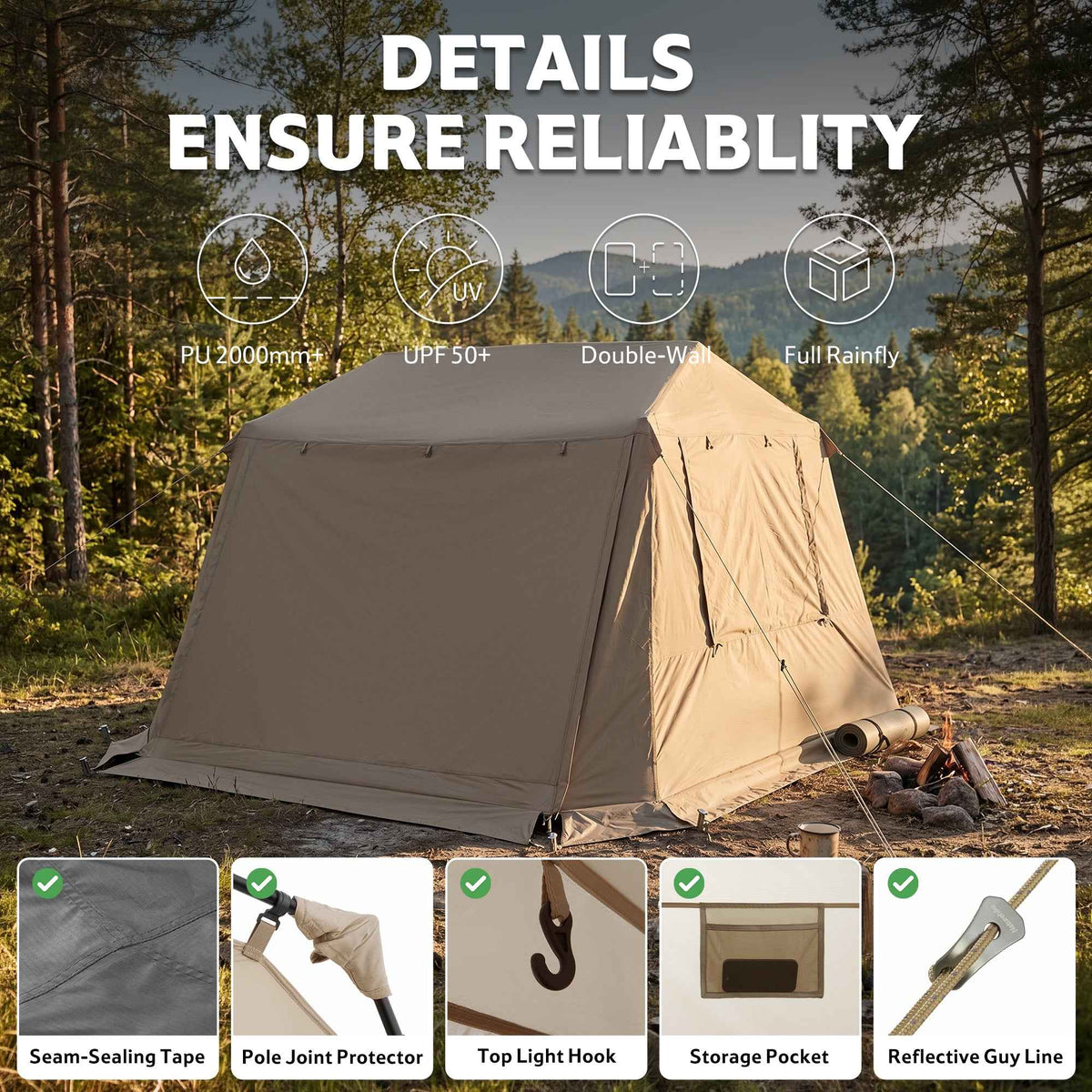 Instant Cabin Tent source view 8