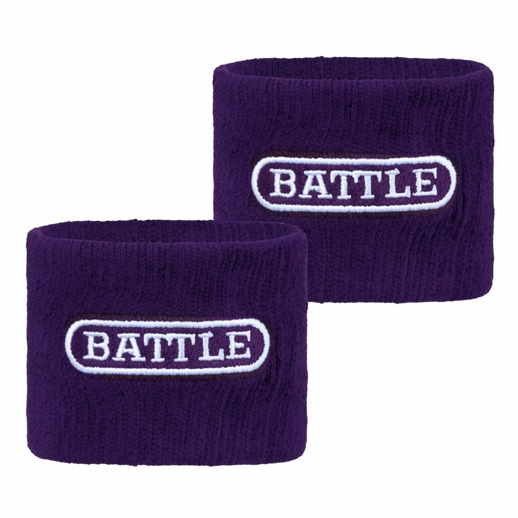 Football Wrist Bands Purple option