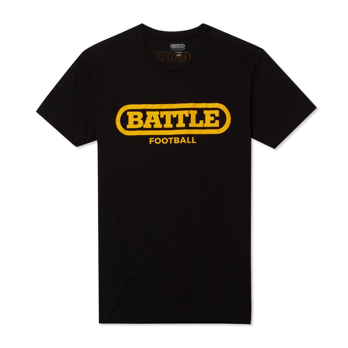 Football T-Shirt Black / Gold / Adult / S option