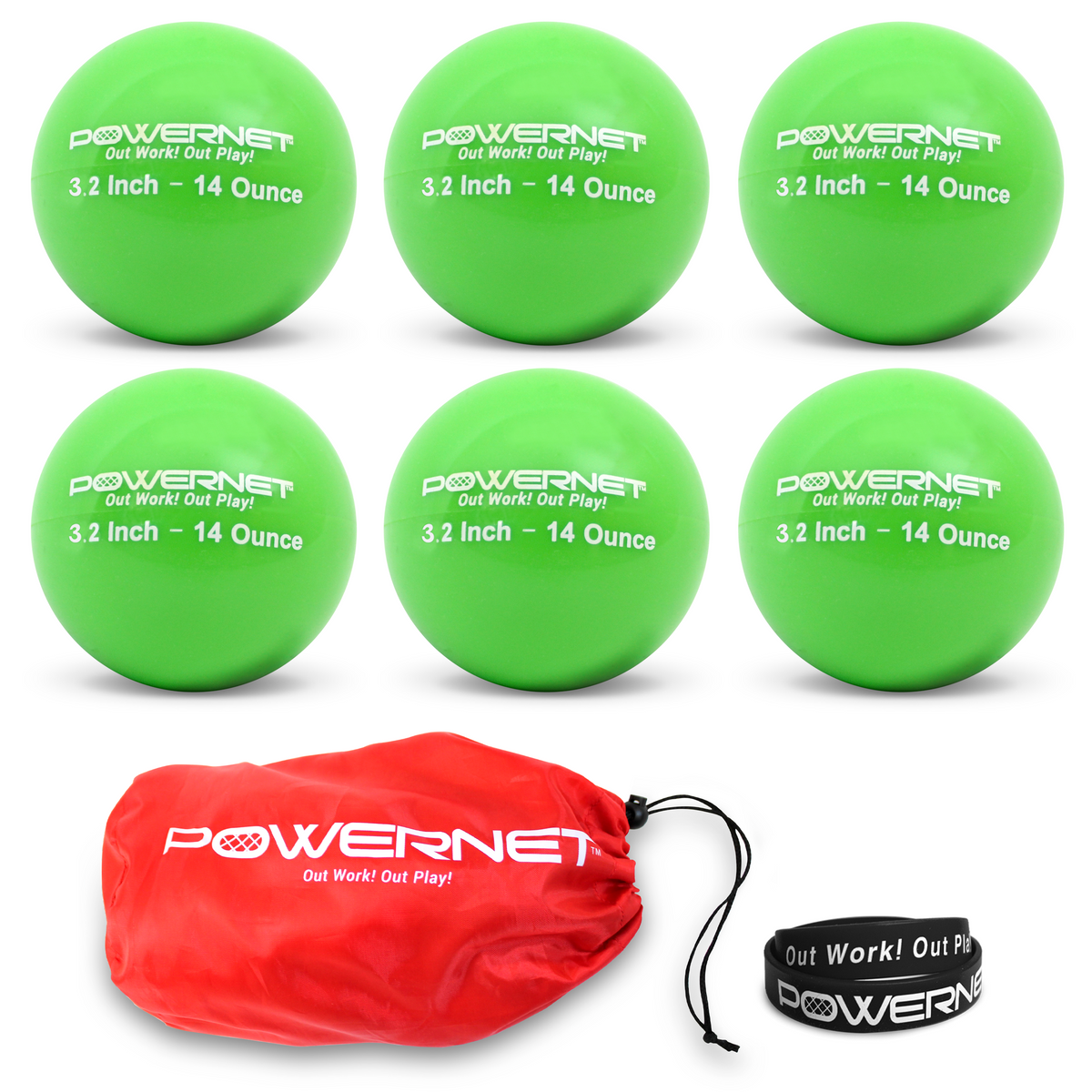 Weighted Training Balls 14 Oz - Green option