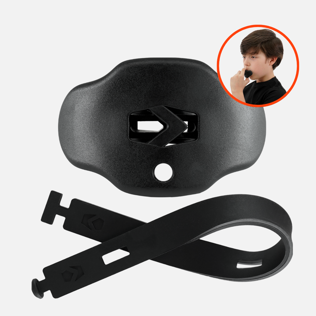 Soft Football Mouthguard Black / Kids option