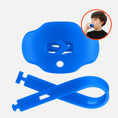 Soft Football Mouthguard Blue / Kids option