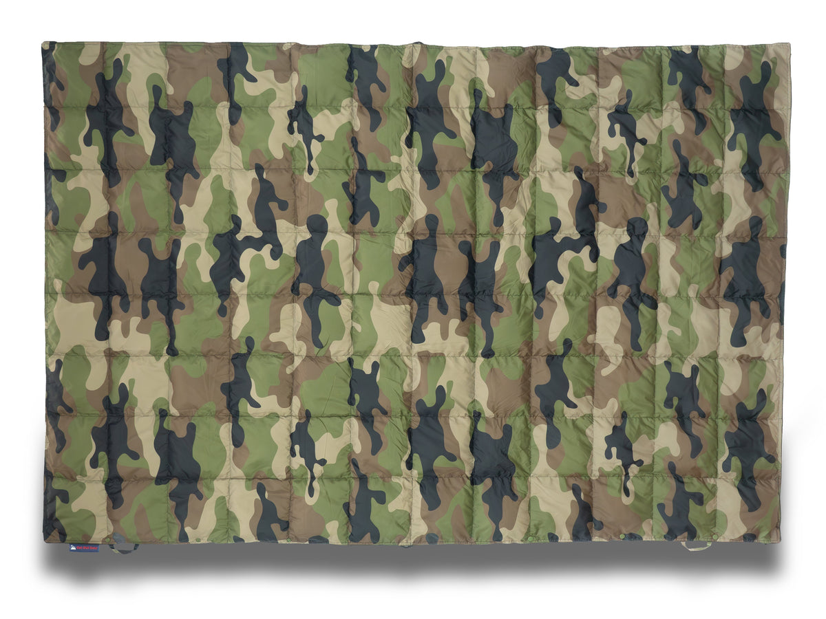 Convertible Camouflage Camping Blanket source view 9
