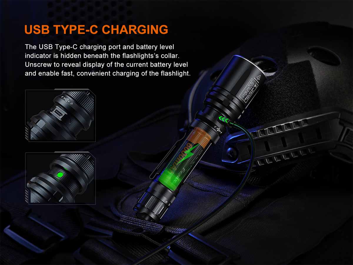 White Laser Flashlight source view 9