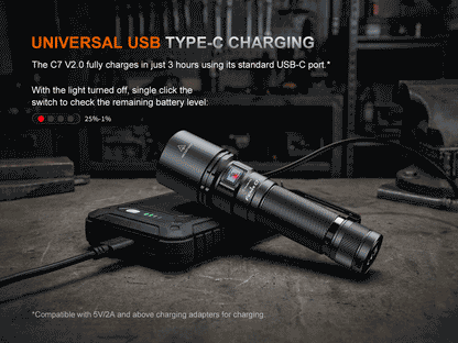 Rechargeable Long-Range Flashlight source view 9