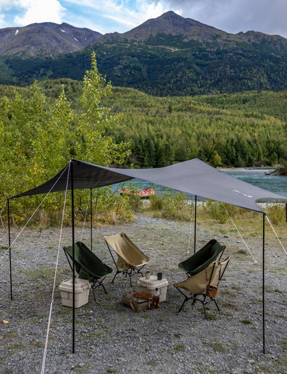 Hexagonal Camping Tarp source view 9