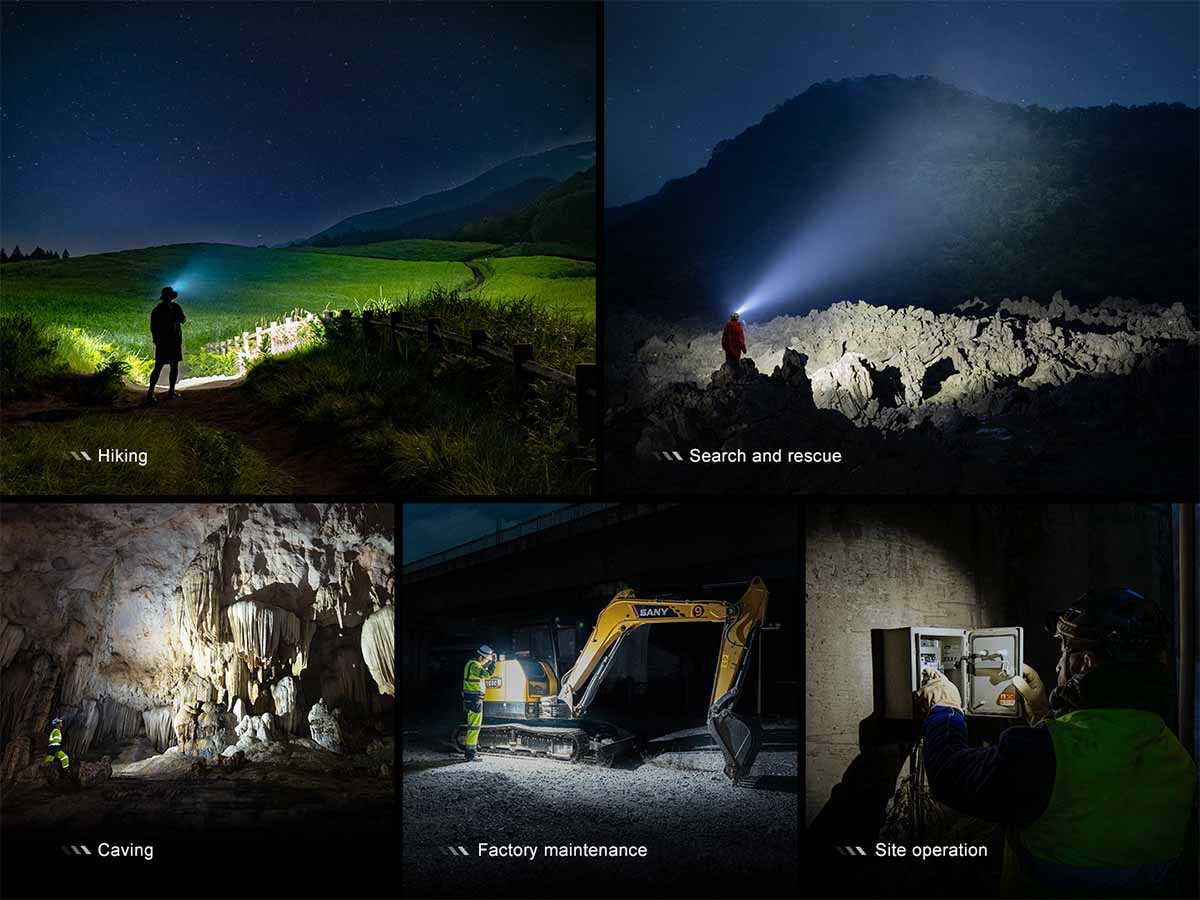 Rechargeable Multi-Beam Headlamp source view 9