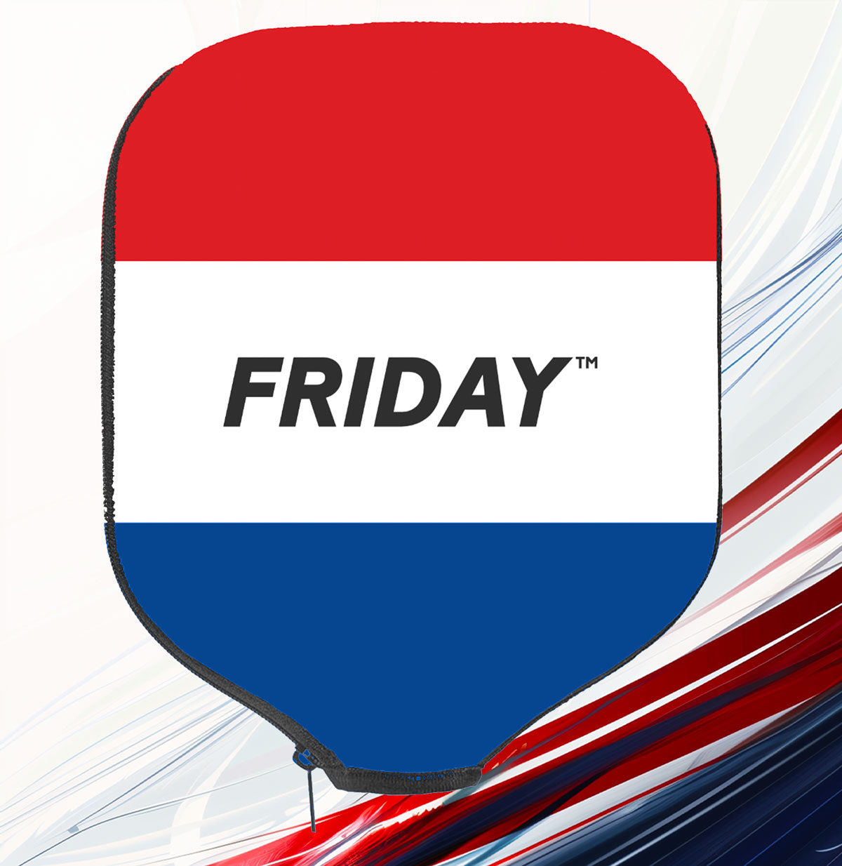 Pickleball Paddle Cover Red, White, Blue option