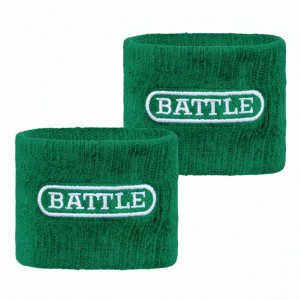 Football Wrist Bands Kelly Green option