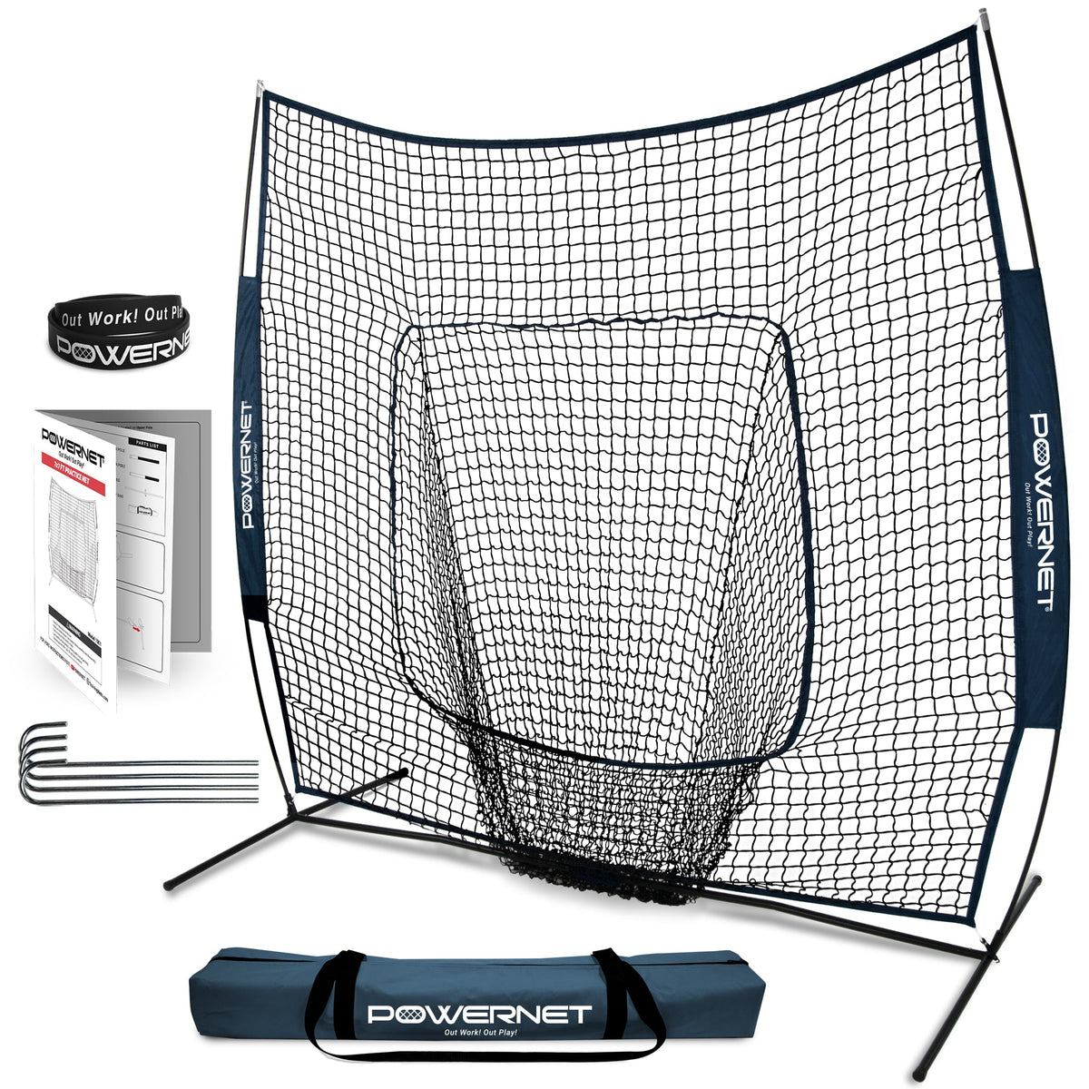 Baseball Softball Training Net Navy option