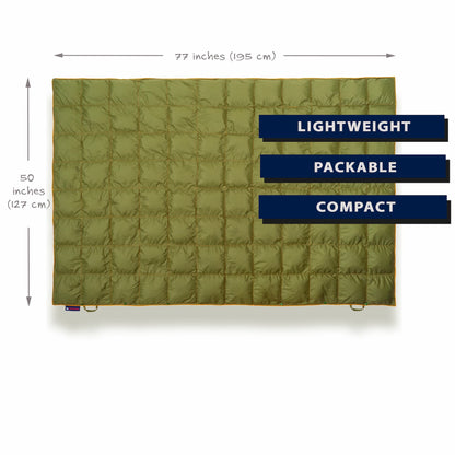 Packable Down Camping Blanket source view 10