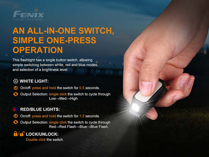 Rechargeable Mini EDC Flashlight source view 10