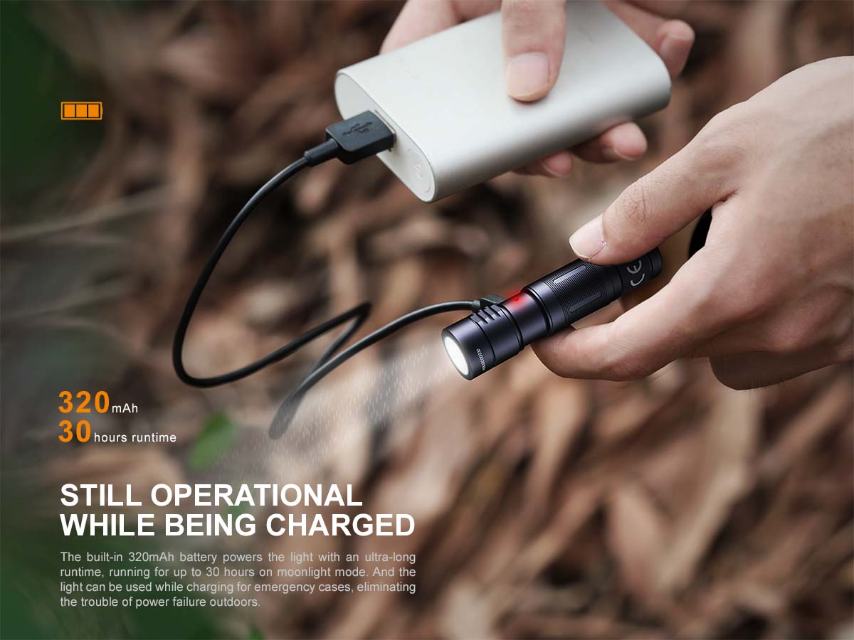 Rechargeable Keychain Flashlight source view 10