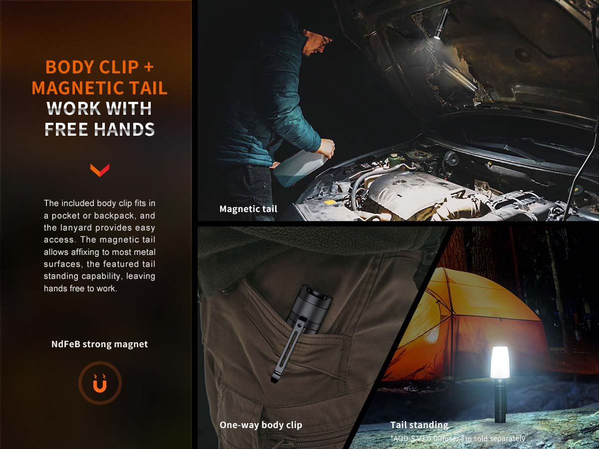 Rechargeable EDC Flashlight source view 10