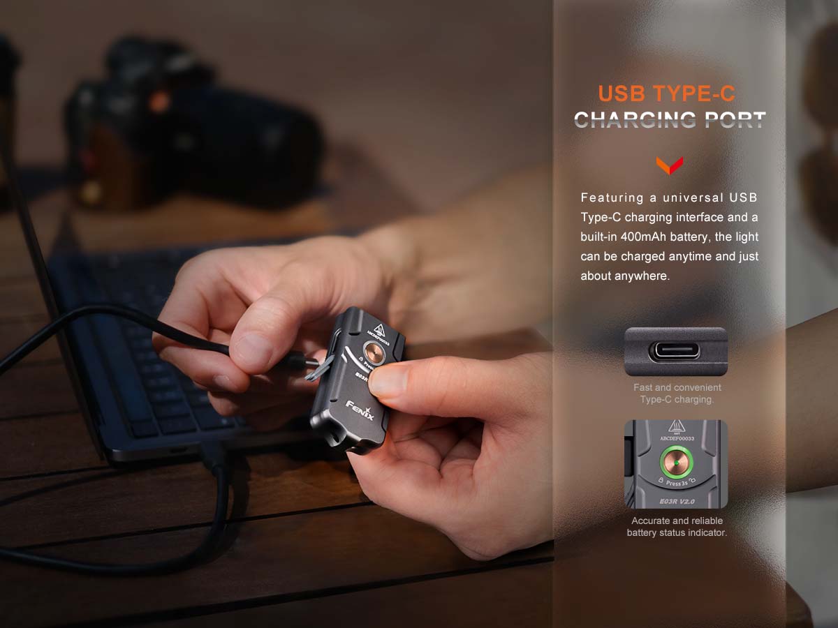 Rechargeable Keychain Flashlight source view 10
