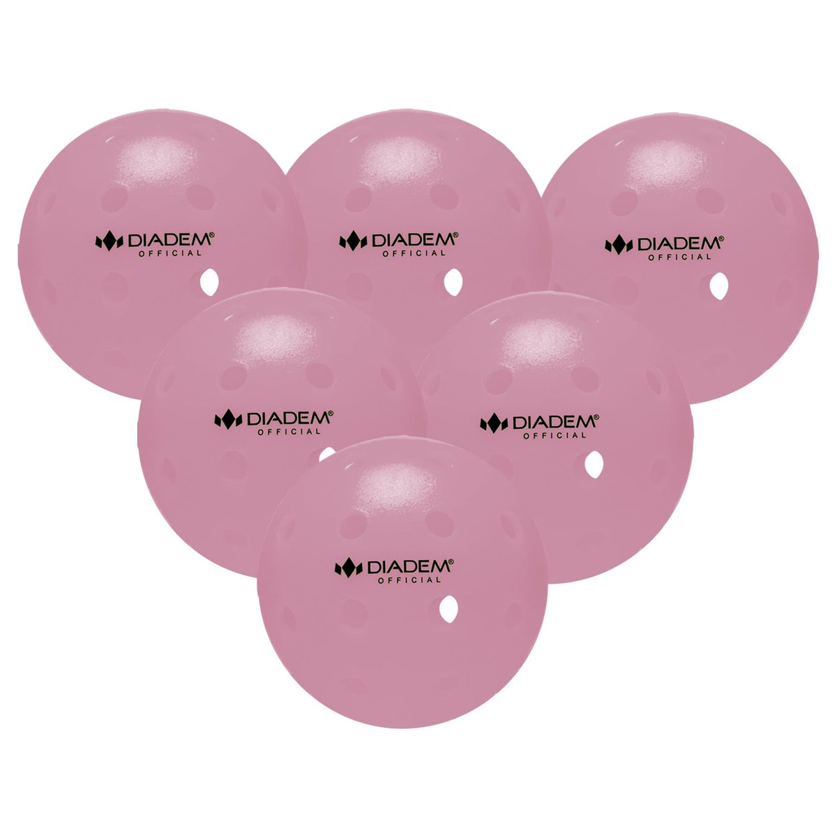 Outdoor Pickleball Ball Pack 6 / Pink option