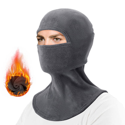 Balaclava Mask Thick-fleece-Deepgray / None option
