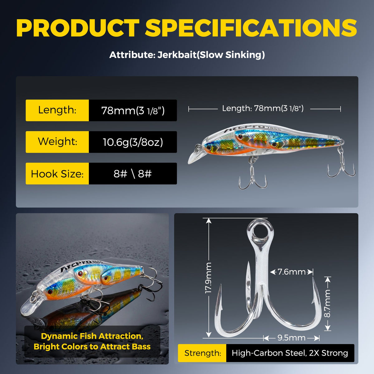 Minnow Jerkbait Lure source view 10