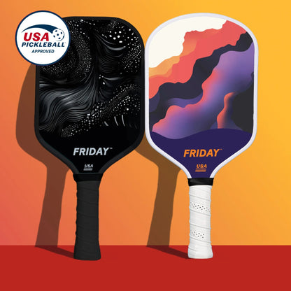Pickleball Paddle Set Blackout / Sunset Noir option