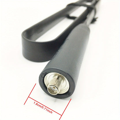 Foldable Tactical Antenna for Baofeng Two-Way Radio – 29.13" Female Connector, High Gain, SMA-F Compatible