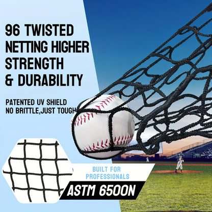 9-Pocket Baseball Pitching Net with Adjustable Targets & Carry Bag for Pitching Practice All Skill Levels