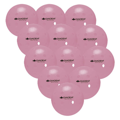 Outdoor Pickleball Ball Pack 12 / Pink option