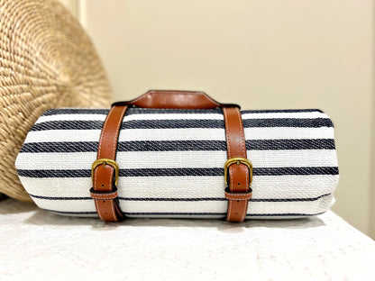 Picnic Blanket C-Gray Stripped option