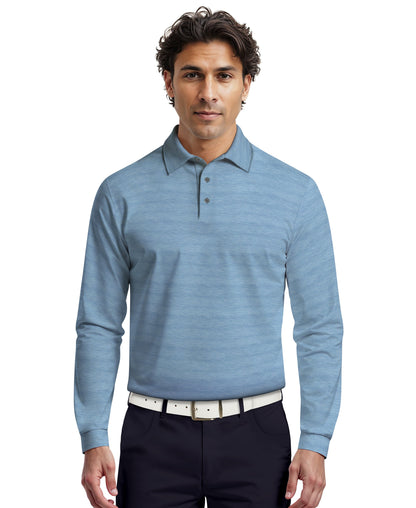 Men's Golf Polo Delphinium Heather / S option
