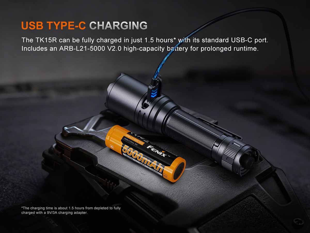 Intelligent Rechargeable Tactical Flashlight source view 11