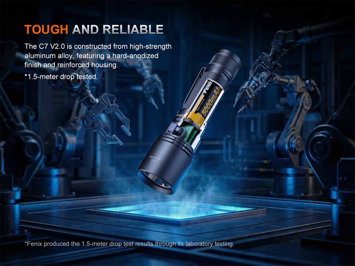 Rechargeable Long-Range Flashlight source view 11