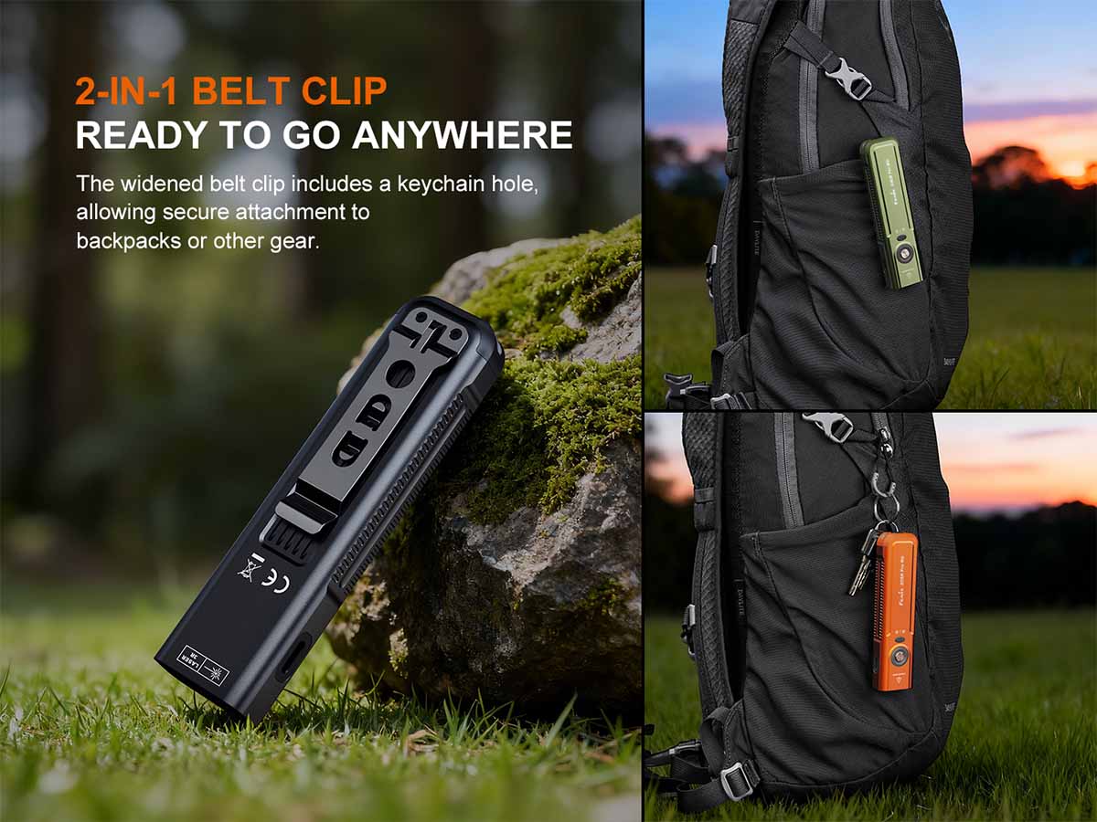Flat EDC Flashlight source view 11