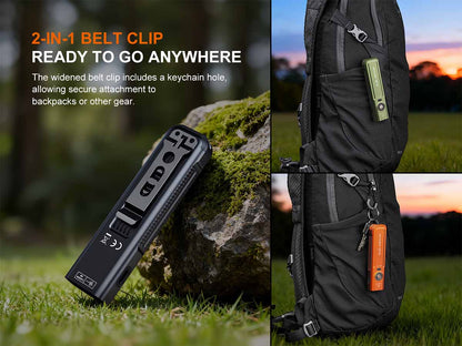 Flat EDC Flashlight source view 11
