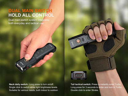 Rechargeable Flat EDC Flashlight source view 11