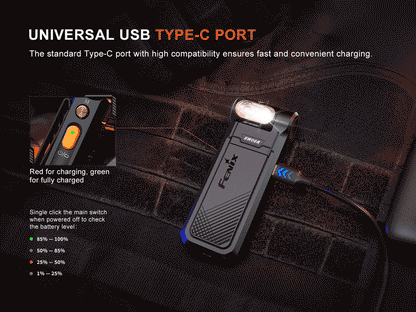 Rechargeable UV Clip-On Flashlight source view 11