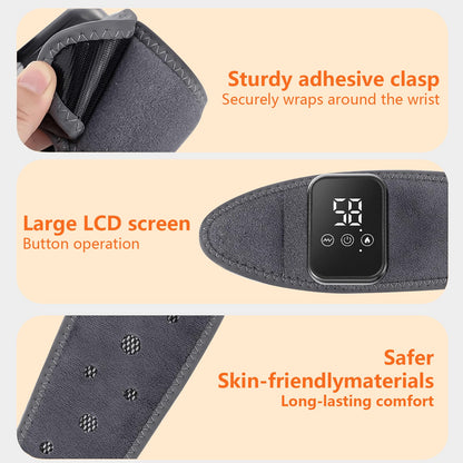 Hand Massager with Heat Vibration Wrist Guard Carpal Tunnel Relief